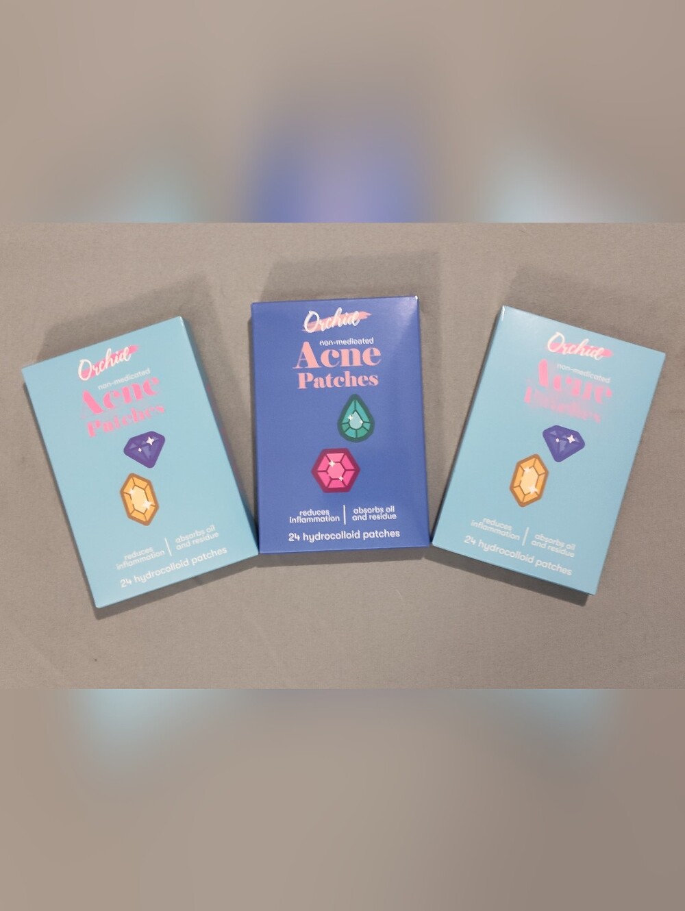 NWT! 3- Orchid Acne Patches - 24 Hydrocolloid Patches